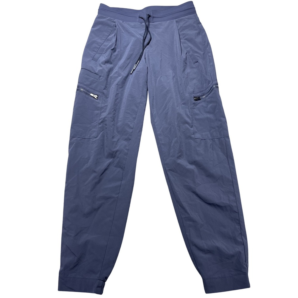 Athleta Venture Jogger Pants Womens 0 Blue Lightweight Stretch Hiking Travel